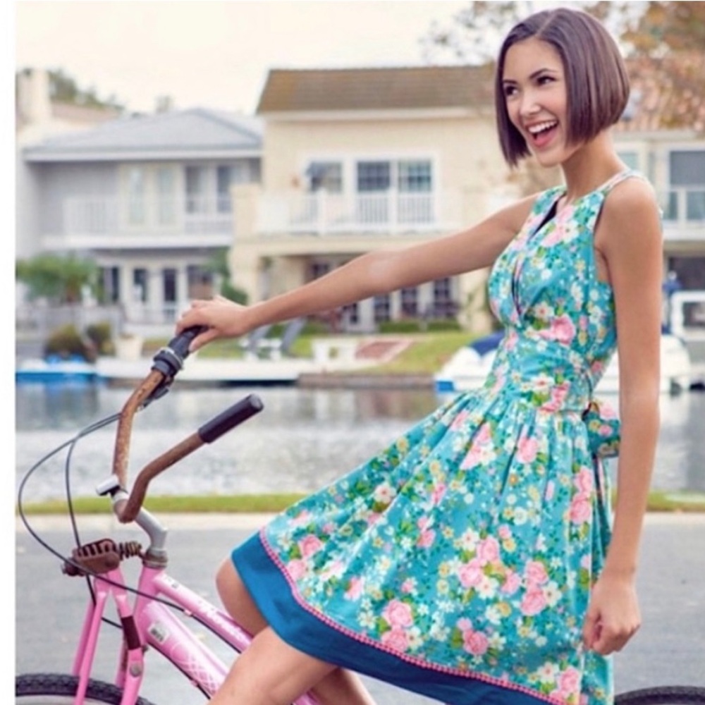 Matilda Jane  From the Garden Floral Sundress v- neck